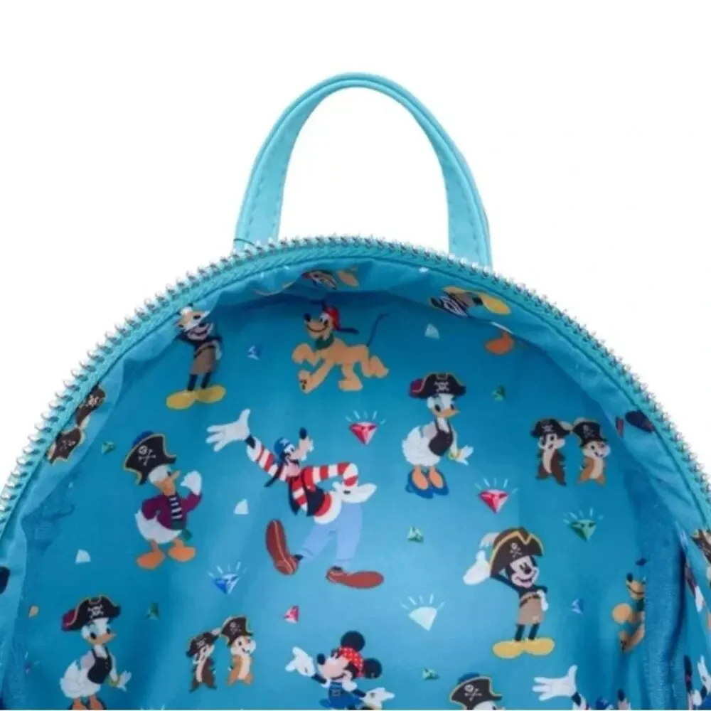 Loungefly Disney Sensational Six Pirate Adventure AOP Mini Backpack - Picture 3 of 8